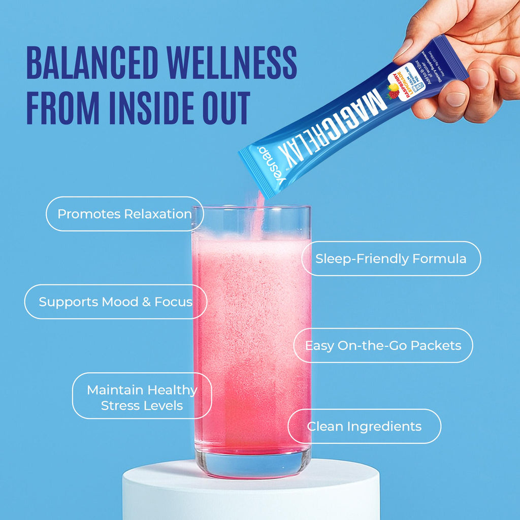 Yesnap MAGICRELAX Calming Sparking Mix with 8-in-1 Magnesium