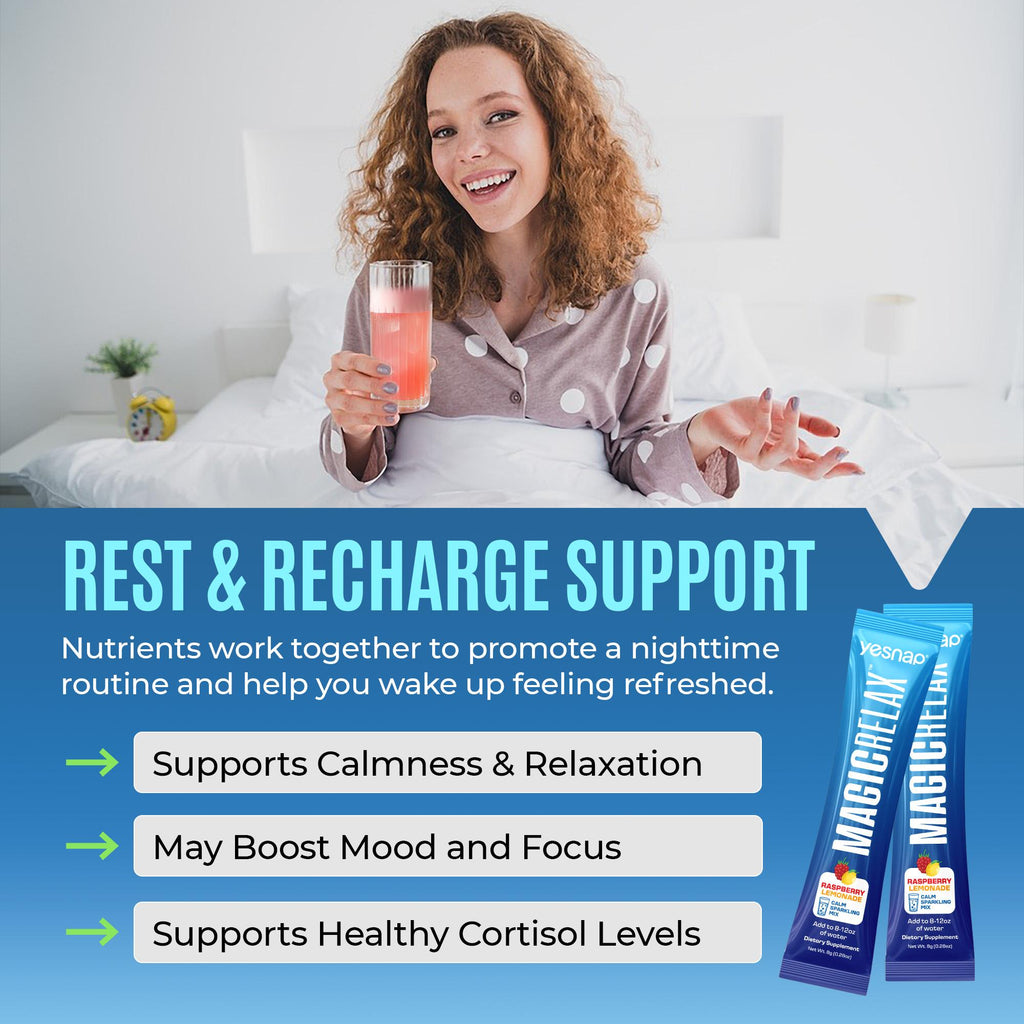 Yesnap MAGICRELAX Calming Sparking Mix with 8-in-1 Magnesium